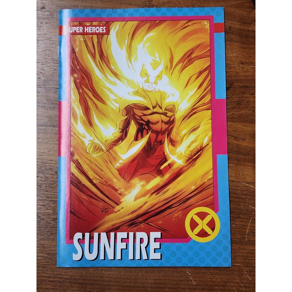 X-Men Vol 5 #4 VG/F or Better Sunfire Trading Card Variant 2021 Marvel Comics